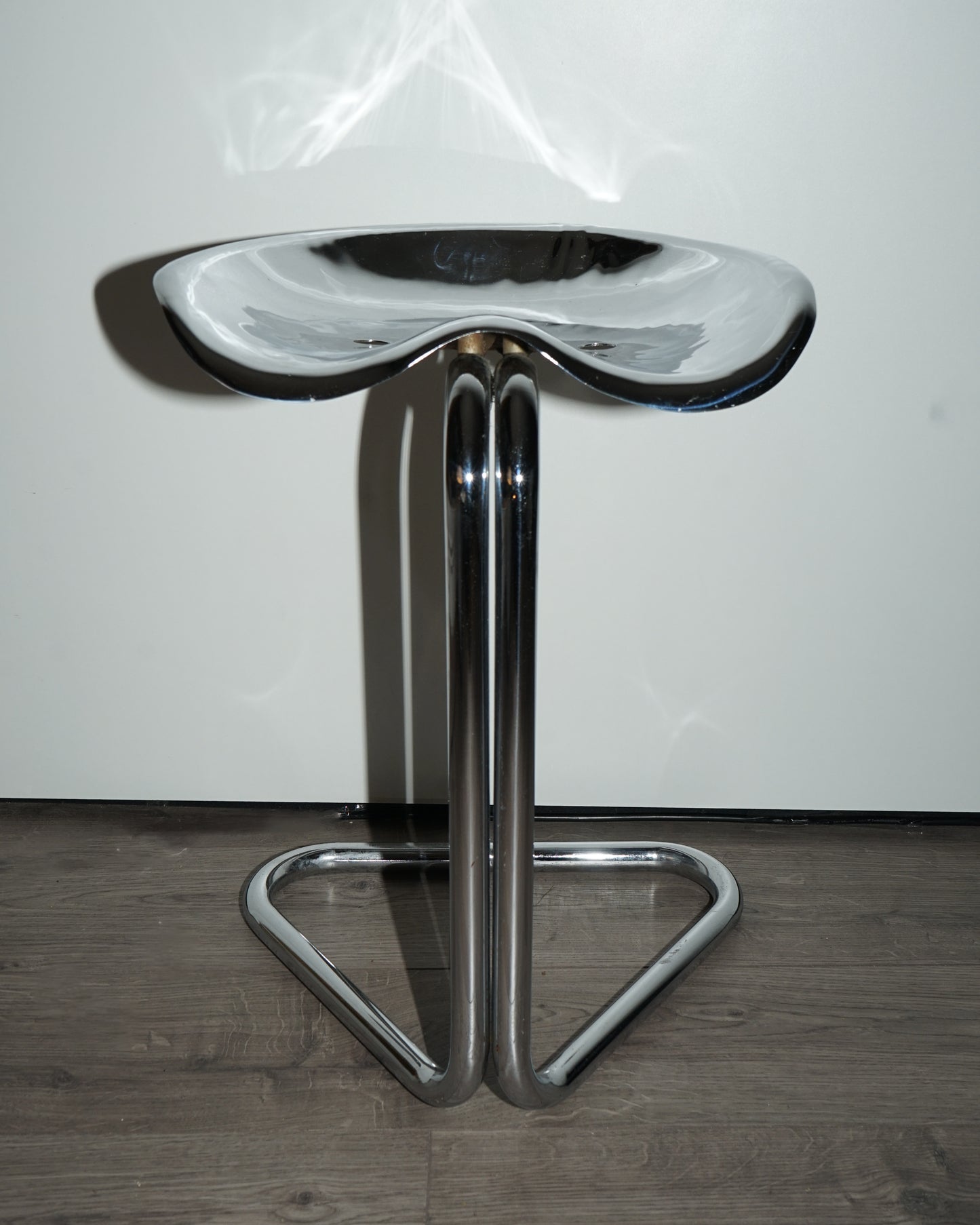 Chrome Tractor Stool – Kinsman - in the corner shop
