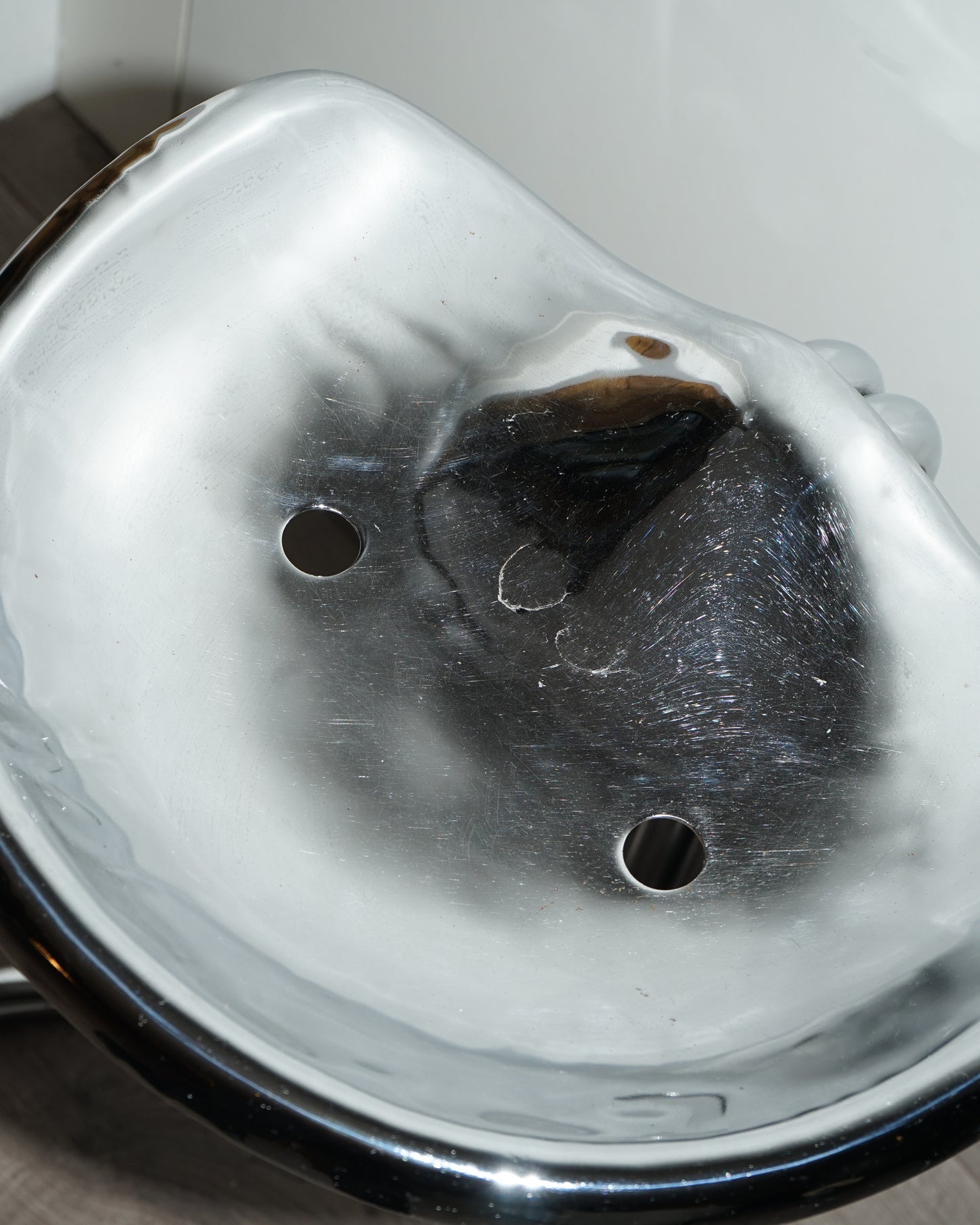 Chrome Tractor Stool – Kinsman - in the corner shop