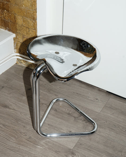 Chrome Tractor Stool – Kinsman - in the corner shop