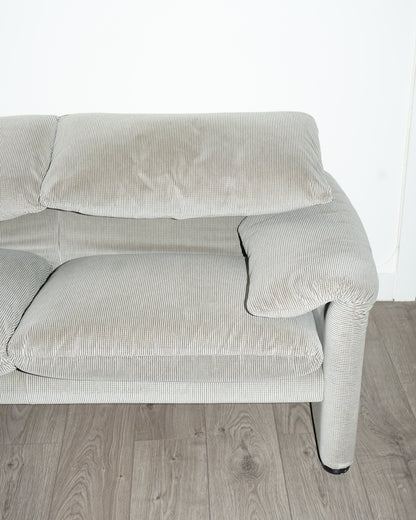 Light Grey Two Seater Maralunga Sofa – Cassina