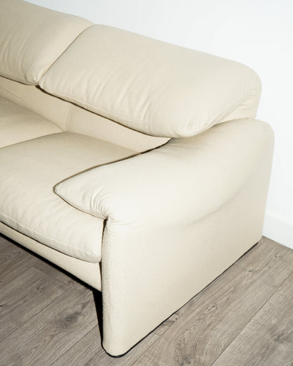 Cream Two Seater Maralunga Sofa – Cassina
